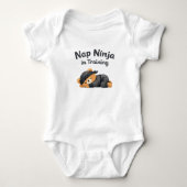 Grappig slaap ninja baby romper (Voorkant)