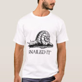 Grappig Slakken Pun Design T-shirt (Voorkant)