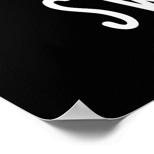 Grappig slapen in een kamer met donkere bg poster (Hoek)