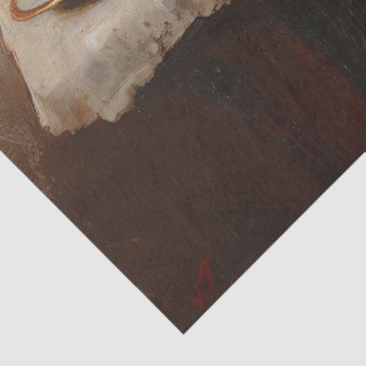 Grappig Slapen Sinaasappel Kattenschilderij Decoup Tissuepapier (Detail)