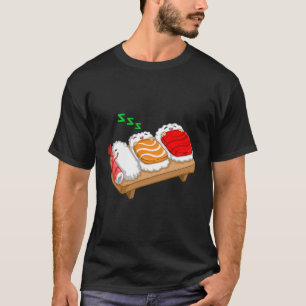 Grappig Slapen Sushi Roll Lover Pyjama Party Cool T-shirt