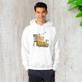 Grappig Slaperig Man Napping met Sandwich Hoodie