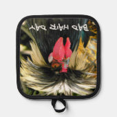 Grappig slecht haar dag kip pannenlap (Voorkant)