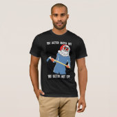 grappig, slecht kerstshirt t-shirt (Voorkant volledig)