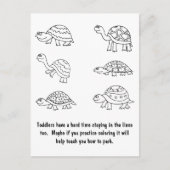 Grappig slecht parkeerbiljet briefkaart (Voorkant)