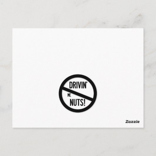 Grappig slecht parkeerbiljet briefkaart (Achterkant)