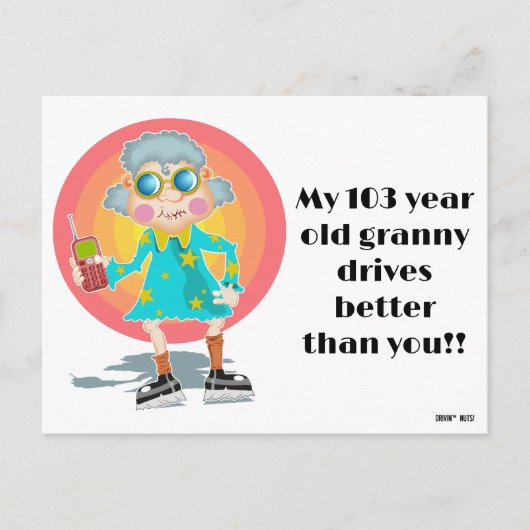 Grappig slecht parkeerbiljet briefkaart (Voorkant)