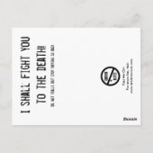 Grappig slecht parkeerbiljet briefkaart (Achterkant)