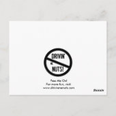 Grappig slecht parkeerbiljet briefkaart (Achterkant)