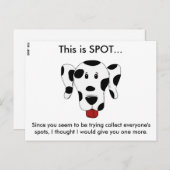 Grappig slecht parkeerbiljet briefkaart (Voorkant / Achterkant)