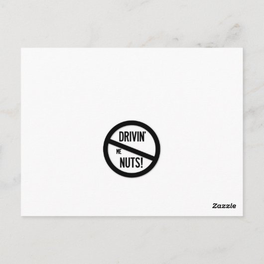 Grappig slecht parkeerbiljet briefkaart (Achterkant)