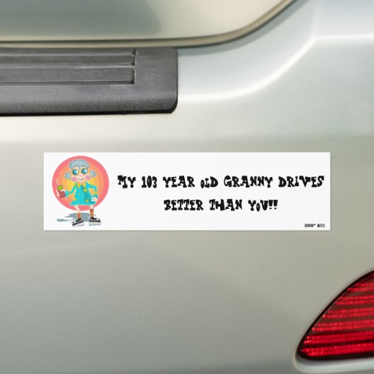 Grappig slecht parkeerbiljet bumpersticker (Op auto)