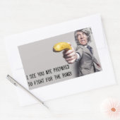 Grappig slecht parkeerbiljet rechthoekige sticker (Envelop)