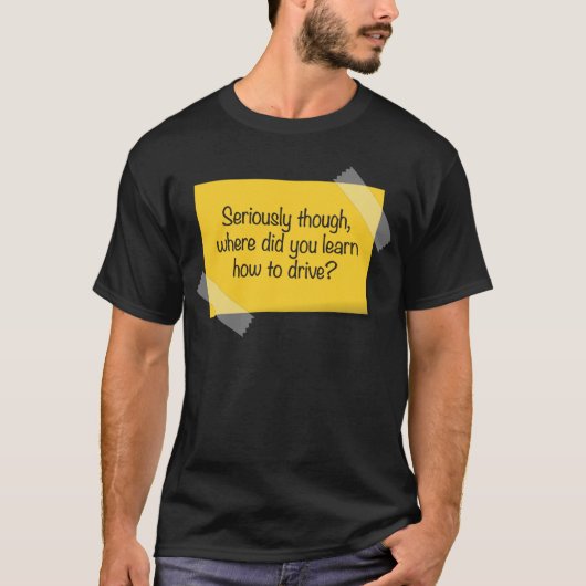 Grappig slecht parkeerbiljet t-shirt (Voorkant)