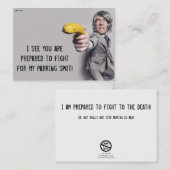 Grappig slecht parkeerbiljet visitekaartje (Voorkant / Achterkant)