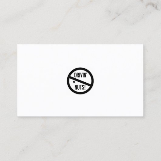 Grappig slecht parkeerbiljet visitekaartje (Achterkant)