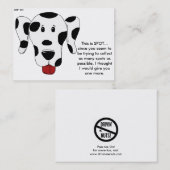 Grappig slecht parkeerbiljet visitekaartje (Voorkant / Achterkant)