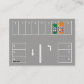 Grappig slecht parkeerbiljet visitekaartje (Voorkant)