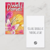 Grappig slecht parkeerbiljet visitekaartje (Voorkant / Achterkant)