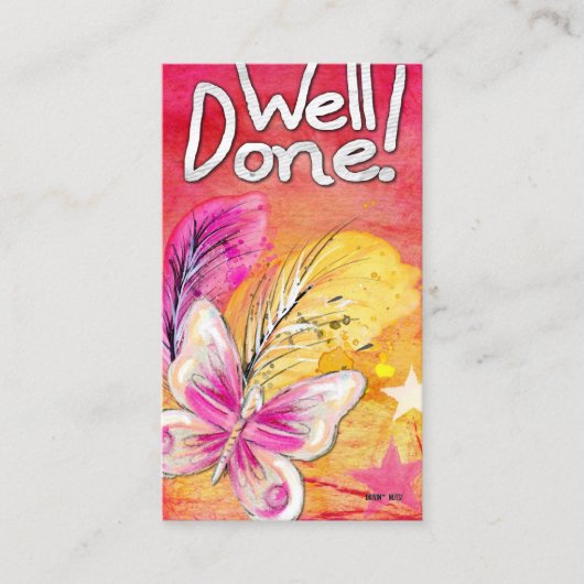 Grappig slecht parkeerbiljet visitekaartje (Voorkant)