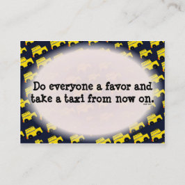 Grappig slecht parkeerbiljet visitekaartje