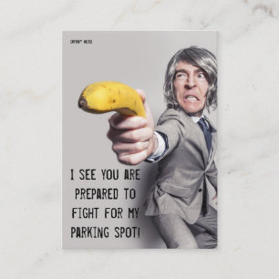 Grappig slecht parkeerbiljet visitekaartje
