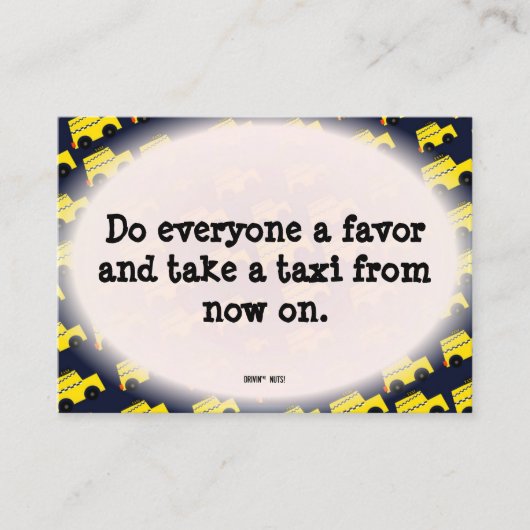 Grappig slecht parkeerbiljet visitekaartje (Voorkant)