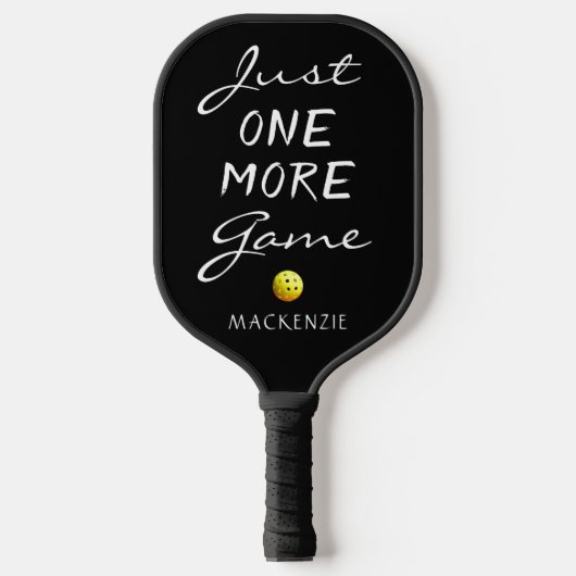 Grappig SLECHTS ÉÉN MEER GAME-GEpersonaliseerd Pickleball Paddle (Voorkant)