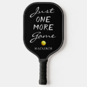 Grappig SLECHTS ÉÉN MEER GAME-GEpersonaliseerd Pickleball Paddle (Achterkant)
