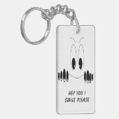 Grappig Sleutelhanger cadeau met Curiosity Eyes -  (Voorkant Links)