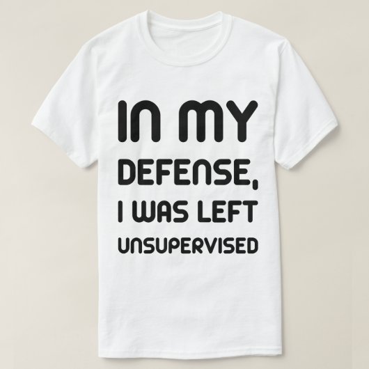 Grappig slim excuus t-shirt (Design voorkant)