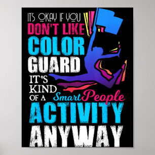 Grappig Slimme Mensen Kleur Garde Citaat Cadeau Poster