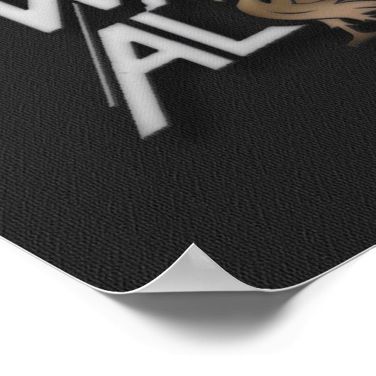 Grappig slogan Football Team Youll Loop nooit alle Poster (Hoek)