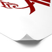 Grappig slogan Football Team Youll Loop nooit alle Poster (Hoek)