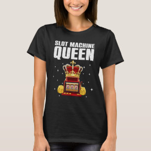 Grappig Slot Machine Player Art for Women Casino L T-shirt