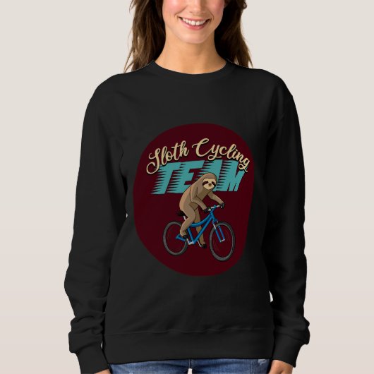 Grappig sloth-fietsteam dat we er zullen krijgen a trui (Voorkant)