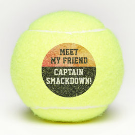 Grappig Smack Talk Smackdown Competitive Game Ball Tennisballen