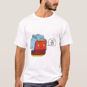 Grappig Smart Speaker T-shirt | Speel Jazz Unisex (Voorkant)
