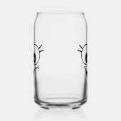 Grappig, Smile Face Drinkware Set Blikvorm Glas (Rechts)