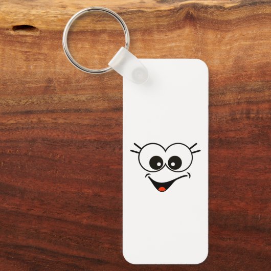 Grappig, Smile Face Sleutelhanger (Voorkant)