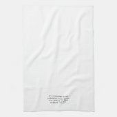 Grappig: "Smoke Alarm Cheers" Thee keukenhanddoek (Verticaal)