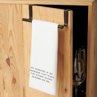 Grappig: "Smoke Alarm Cheers" Thee keukenhanddoek