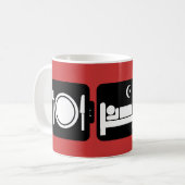 Grappig sms koffiemok (Voorkant links)