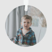 Grappig snarky groen een foto kerst ornament (achterkant)