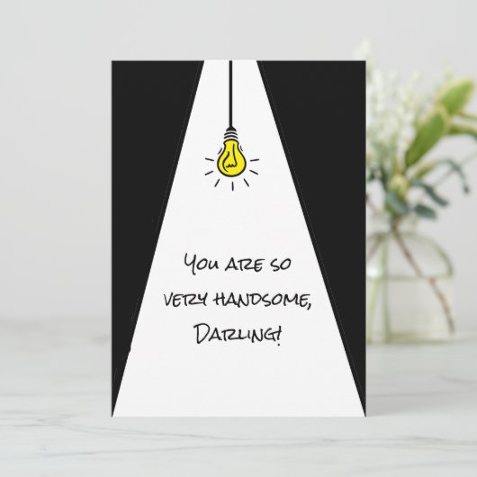 Grappig Snarky, JE BENT ZO KNAPPE Custom Valentijn Feestdagenkaart (Staand voorkant)