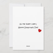 Grappig Snarky, JE BENT ZO KNAPPE Custom Valentijn Feestdagenkaart (Achterkant)