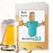 Grappig Snarky Male Cartoon Beer Fun Etnische Verj