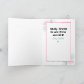 Grappig Snarky Sassy Vrouw Cartoon Zusje Verjaarda Kaart (Binnen)