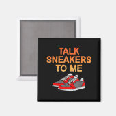 Grappig sneakerontwerp voor mannen vrouwen Scute S Magneet (Voorkant / Achterkant)
