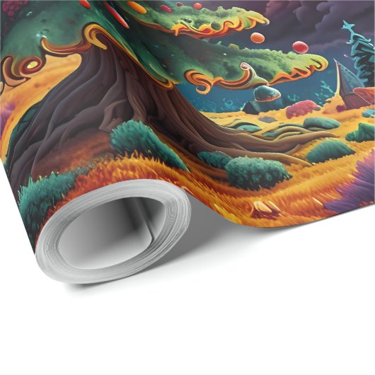 Grappig Sneeuwman Kerstkunstwerk Cadeaupapier (Rol Hoek)